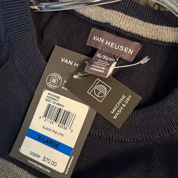 Van Heusen crewneck sweater XL NWT - Picture 9 of 9